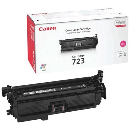 Canon 723M Toner Cartridge Magenta 2642B002 Canon 723M Toner Cartridge Magenta 2642B002