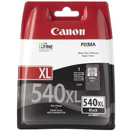 Canon PG-540XL Black High Yield Inkjet Cartridge