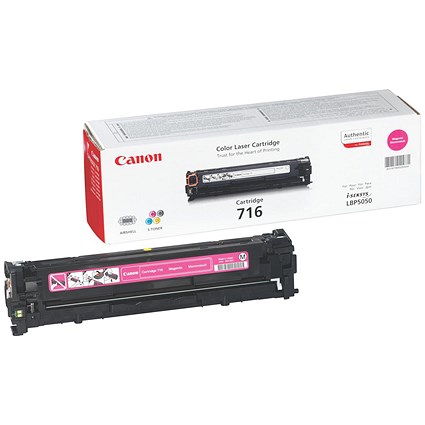 Canon 716 Magenta Laser Toner Cartridge Canon 716 Magenta Laser Toner Cartridge