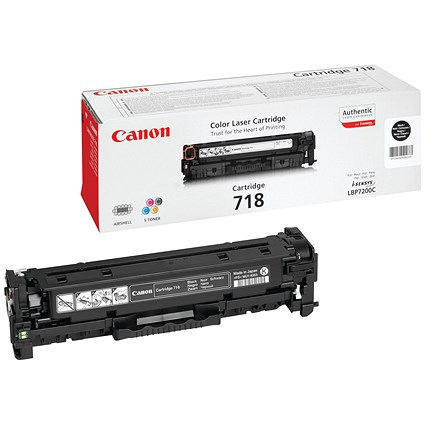 Canon 718VP Toner Cartridges Black Twin Value Pack 2662B005