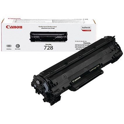 Canon 728 Black Laser Toner Cartridge