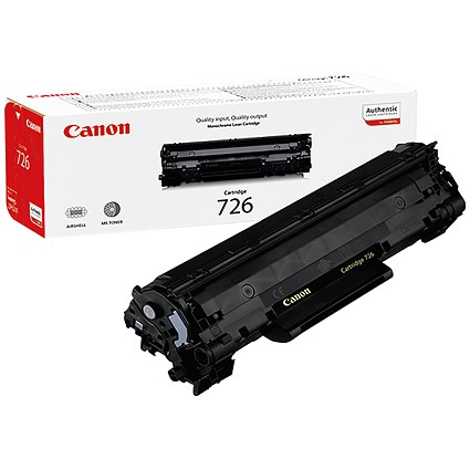 Canon 726 Black Laser Toner Cartridge Canon 726 Black Laser Toner Cartridge
