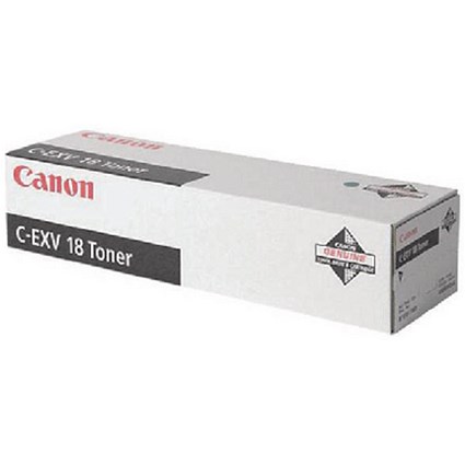 Canon C-EXV 18 Black Toner Cartridge 0386B002
