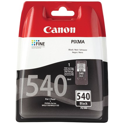 Canon PG-540 EUR Black Ink Cartridge 5225B001