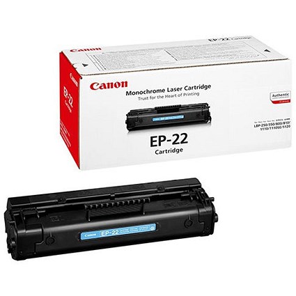 Canon EP-22 Black Toner Cartridge 1550A003