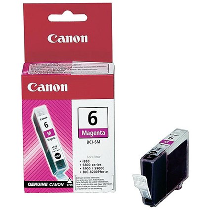 Canon BCI-6M Magenta Inkjet Cartridge 4708A002