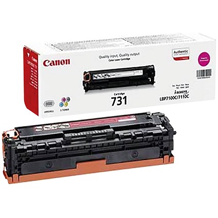 Canon 731 Magenta Laser Toner Cartridge Canon 731 Magenta Laser Toner Cartridge