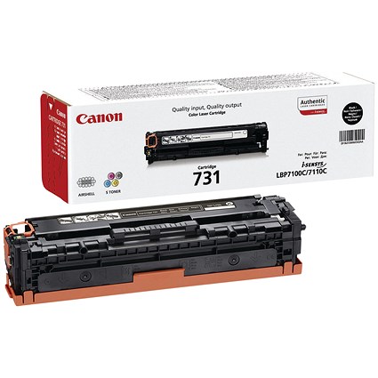 Canon 731H Black High Yield Laser Toner Cartridge Canon 731H Black High Yield Laser Toner Cartridge