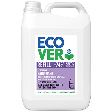 Ecover Sensitive Hand Soap Refill Lavender/Aloe Vera 5L
