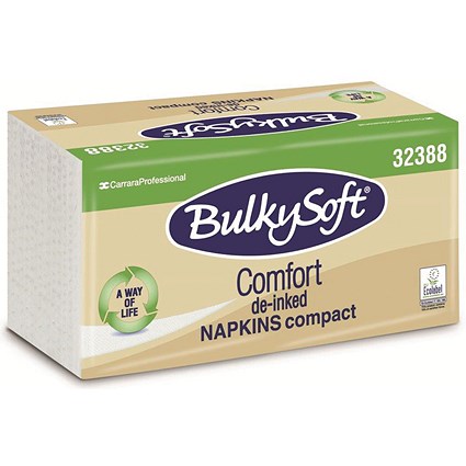 1-Ply Napkins, 320mmx320mm, White, Pack of 500 1-Ply Napkins, 320mmx320mm, White, Pack of 500