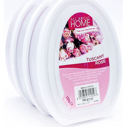 Gel Air Freshener, Tuscany Rose, 150g, Pack of 3