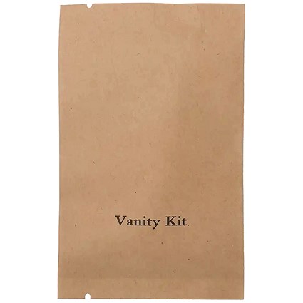 Vanity Kit, Kraft Paper Sachet, Pack of 500