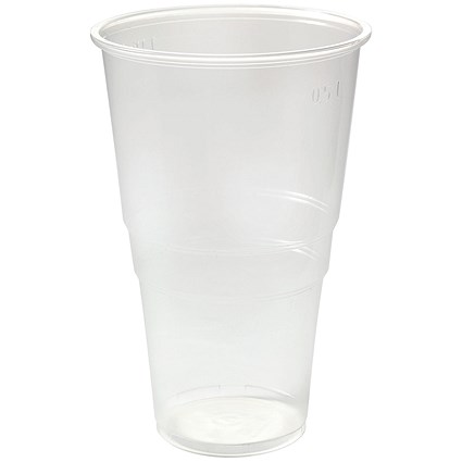 CE Marked Polypropylene Pint Tumbler, 568ml, Pack of 50