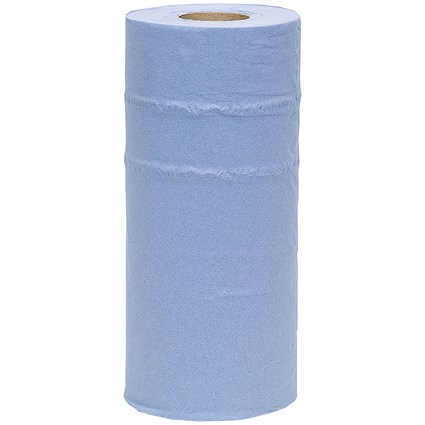 2Work Hygiene Paper Roll 2-Ply 250mmx40m Wrapped Blue CPD43579