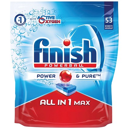 Finish All-in-One Max Original Dishwasher Tablets (Pack of 53)
