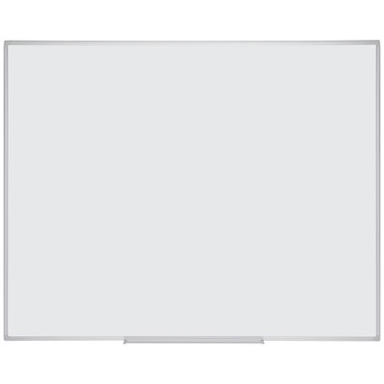 Bi-Office Earth Maya Magnetic Whiteboard, Ceramic Steel Surface, Aluminium Frame, 1800x1200mm