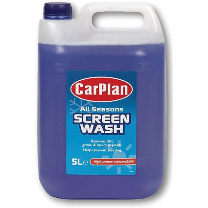 CarPlan All Seasons Concentrated Screenwash 5 Litres
