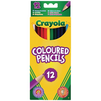 Crayola Assorted Coloured Pencils (Pack of 12) 3.3612