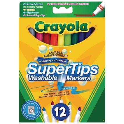 Crayola Bright Supertips x12 (Pack of 6) 3.7509