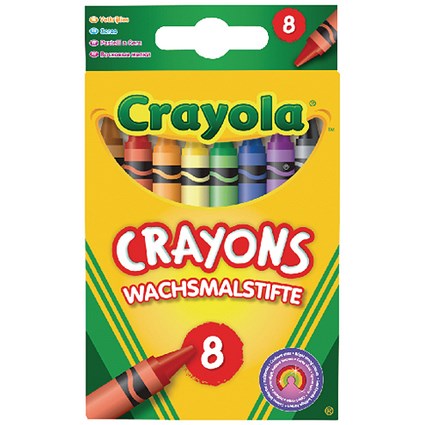 Crayola Assorted Colouring Crayons x8 (Pack of 24) 2.0008
