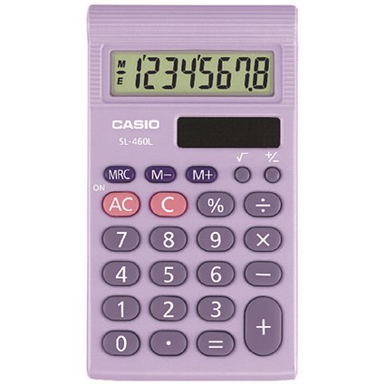Casio SL-460 Pocket Calculator SL-460L-S-UP Casio SL-460 Pocket Calculator SL-460L-S-UP