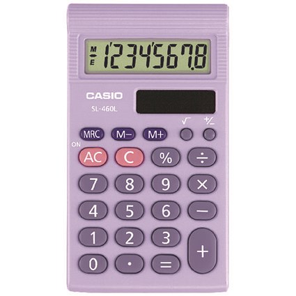 Casio SL-460 Pocket Calculator SL-460L-S-UP