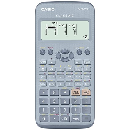 Casio FX-83GTX Scientific Calculator Exam Ready Blue Ref FX-83GTX-DB