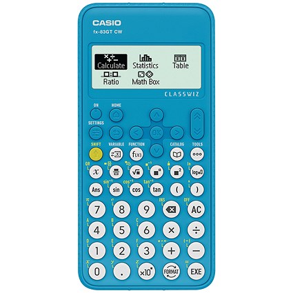 Casio Classwiz Scientific Calculator, Battery Powered, Blue Casio Classwiz Scientific Calculator, Battery Powered, Blue
