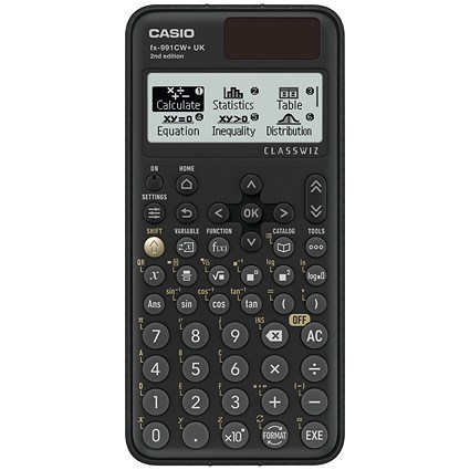 Casio FX-991CW Scientific Calculator Black FX-991CW+UK-W-UT