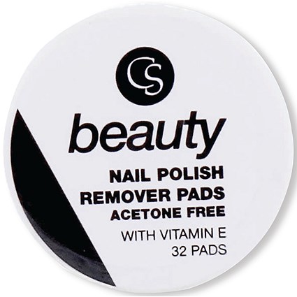 CS Beauty Nail Polish Remover Pads x32 Pack of 12