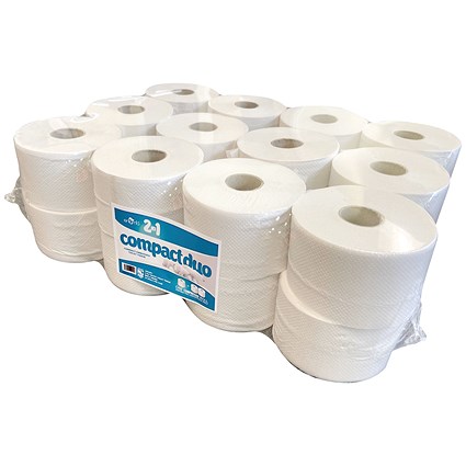 2-Ply Micro Jumbo Toilet Roll 80m (Pack of 24) JWH201
