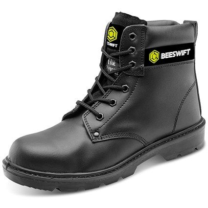 Beeswift Traders S3 6 inch Boots, Black, 6