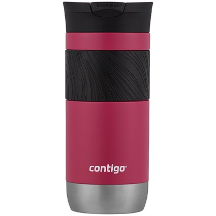 Contigo Byron 2.0 Snapseal Travel Mug, 470ml, Pink Contigo Byron 2.0 Snapseal Travel Mug, 470ml, Pink