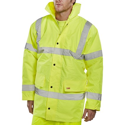 Beeswift High Visibility Constructor Jacket, Saturn Yellow, Large Beeswift High Visibility Constructor Jacket, Saturn Yellow, Large