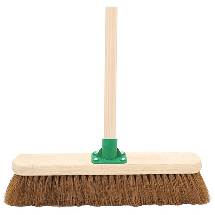 Coco Soft Broom with Handle 18 Inch G.01/Black T/C4