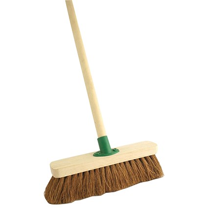 Coco Soft Broom with Handle 12 inch