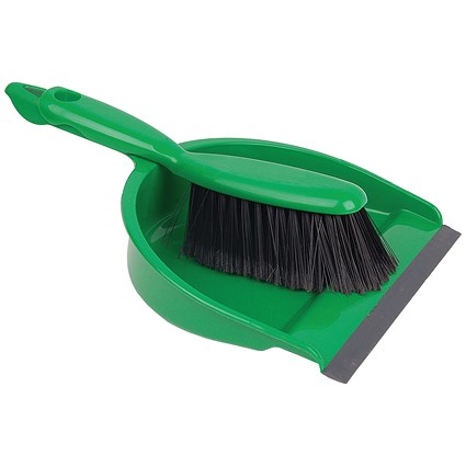 Dustpan & Brush Set - Green