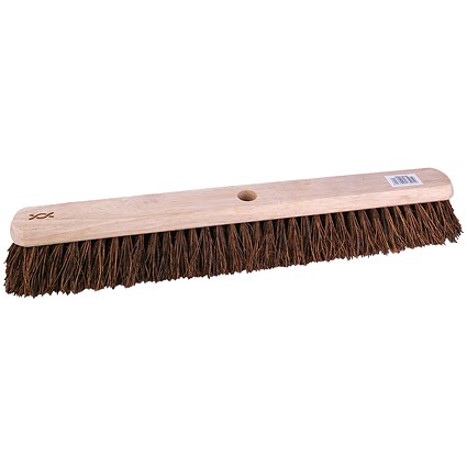 24 Inch Platform Broom with Stiff Bristles and 1400mm Handle 102884
