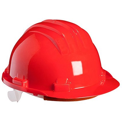 Climax Slip Harness Safety Helmet, Red, Pack of 105 Climax Slip Harness Safety Helmet, Red, Pack of 105