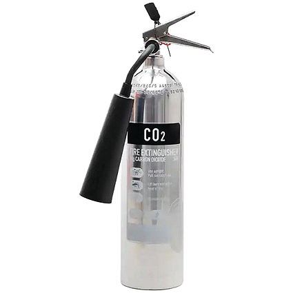 Contempo Fire Extinguisher Stainless Steel CO2 2kg