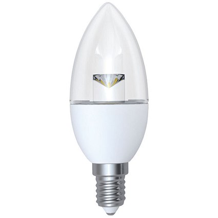 CED 5W Dimmable Candle LED Lamp E14 Clear