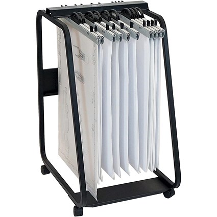 Arnos Hang-A-Plan Drawing Storage Trolley, Medium, Up to A1 Arnos Hang-A-Plan Drawing Storage Trolley, Medium, Up to A1