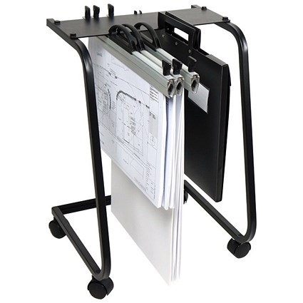 Arnos Hang-A-Plan Drawing Storage Trolley, Small, Up to A2 Arnos Hang-A-Plan Drawing Storage Trolley, Small, Up to A2