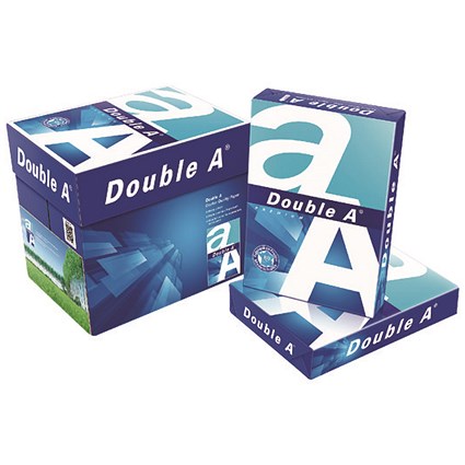 Double A White Premium A4 Paper, 80gsm, Box ( 5 x 500 Sheets)