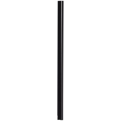 Durable Spinebar, 6mm, Up to 60 A4 Sheets, Black, Pack of 100