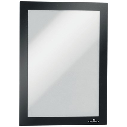 Durable Duraframe, A5, Self-Adhesive, Black, Pack of 2