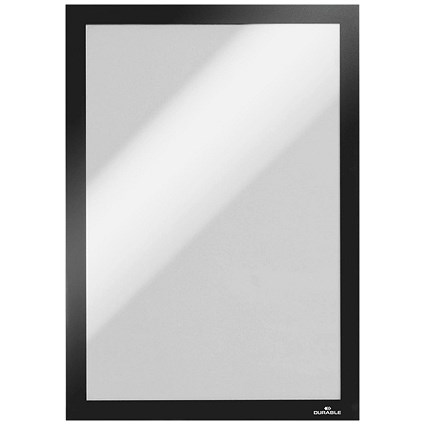 Durable Duraframe, Self Adhesive, A4, Black, Pack of 10