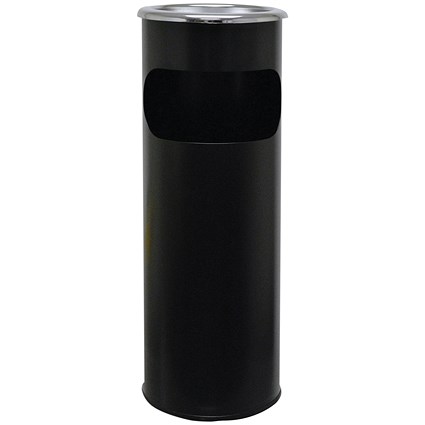 Combi Ash Stand and Bin Black