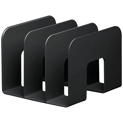 Durable Eco Recycled 3-Section Catalogue St&, Black