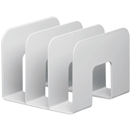 Durable Eco Recycled 3-Section Catalogue Stand, Grey